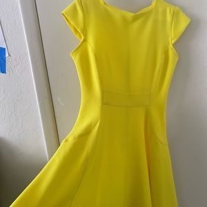 Bright yellow summer sundress